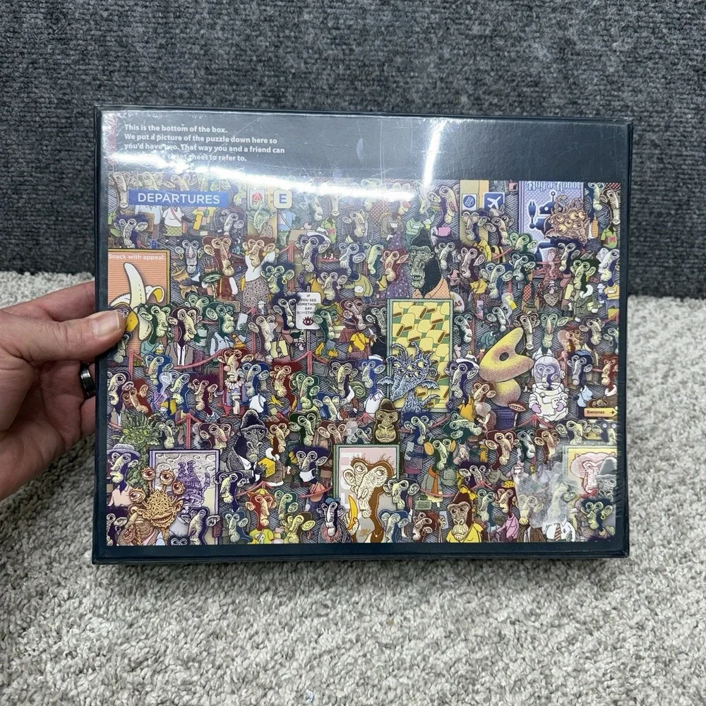 Apes‎ and Aliens wacky 1000 piece jigsaw puzzle NIB